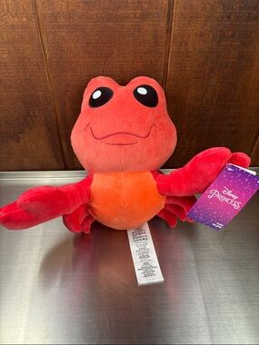 Disney Princess Red-Orange Plush Crab - Sebastian - The Little Mermaid